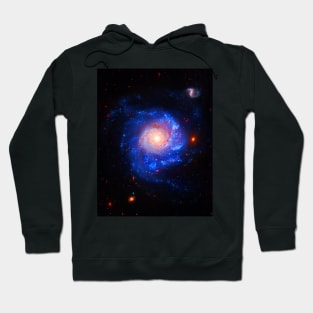 Pinwheel Galaxy Blue Hoodie